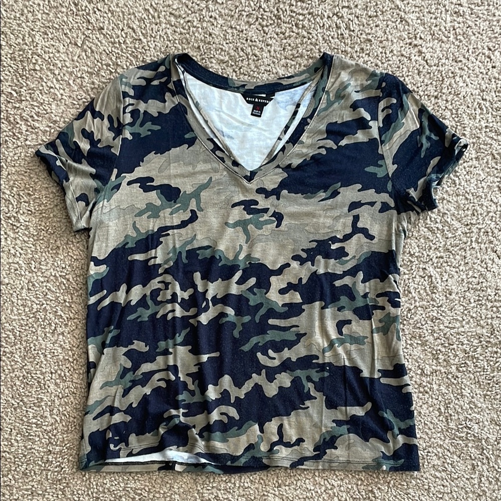 Rock & Republic Camo T-Shirt